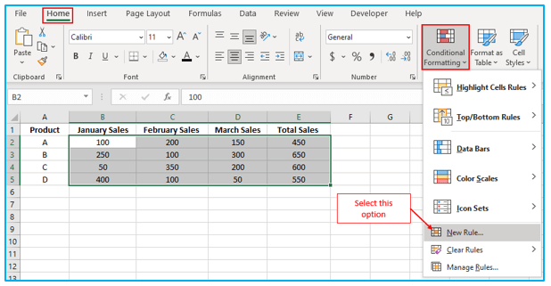 Color Scales in Excel