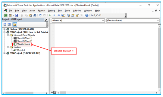 Print Area in Excel