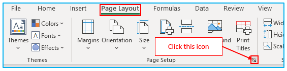 Print Area in Excel