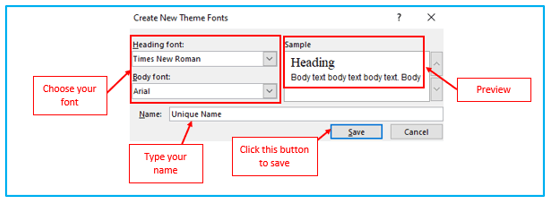 Integral or In-Built Themes