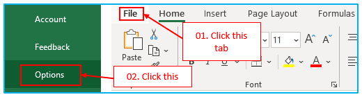 F-Test in Excel