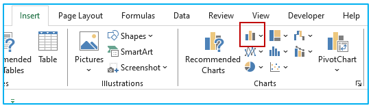 Create a Thermometer Chart