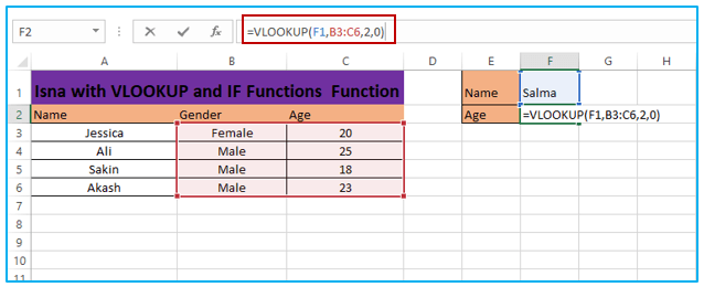 Isna function for excel