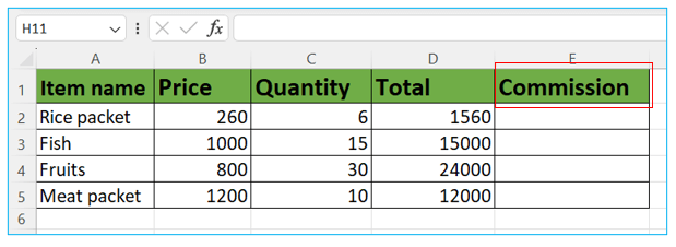 Mixed Reference for Excel