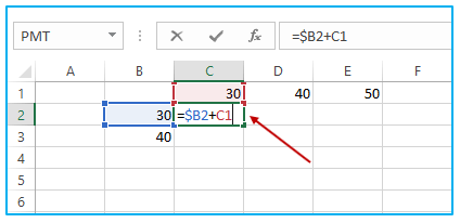 Mixed Reference in Excel