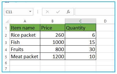 Mixed Reference in Excel