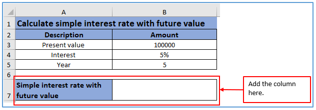 Diff methods of cal simple interest