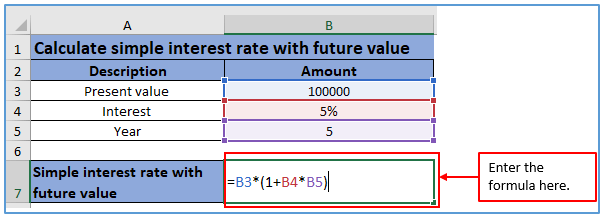 Diff methods of cal simple interest