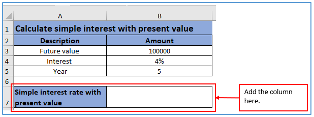 Diff methods of cal simple interest