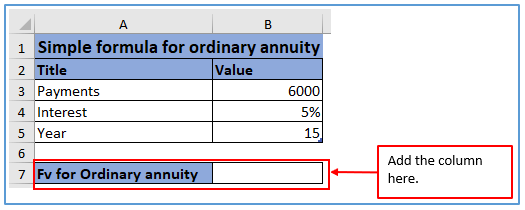 Future Value of Annuity 