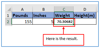 Methods of calculating BMI