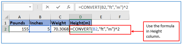 Methods of calculating BMI