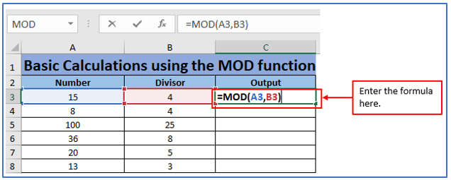 MOD Function 