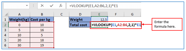 Calculate Income tax bracket in excel