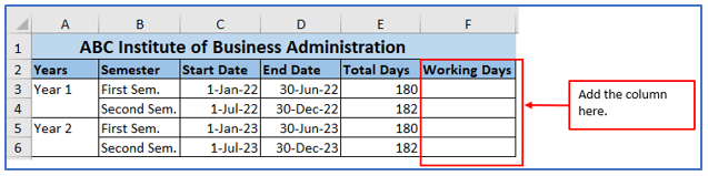 Calculate Workdays