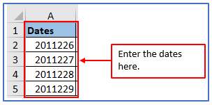 Convert Dates to Text