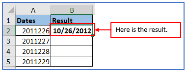 Convert Dates to Text 