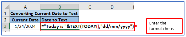 Convert Dates to Text