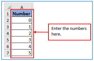 Exponents in Excel