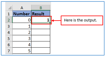 Exponential Formulas