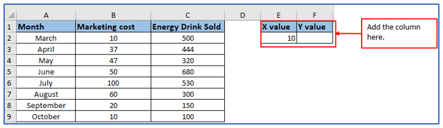 LINEST function