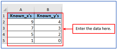 LINEST function