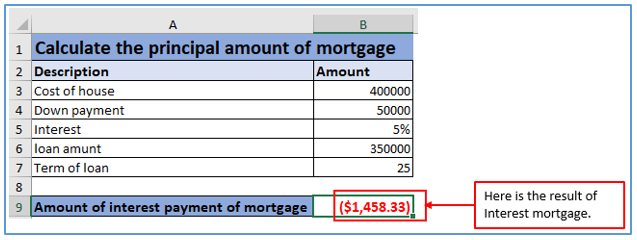 Payment Method of Mortgage