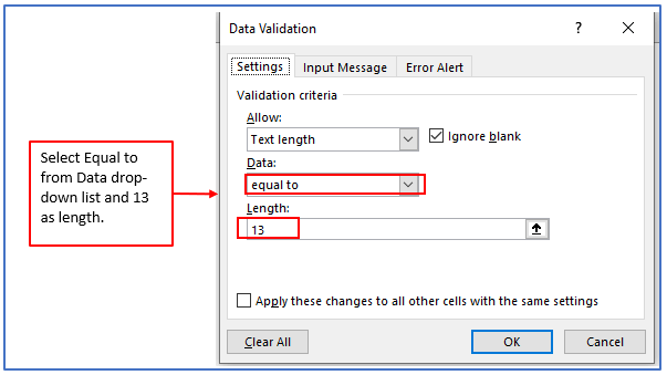 Usage of Individual Values with Different Criterion