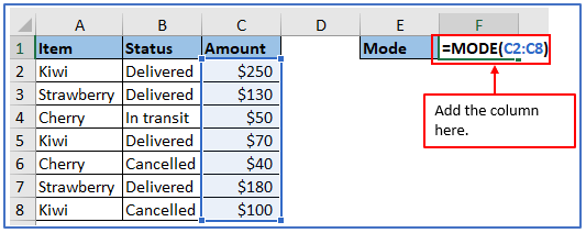 Mean, Median and Mode