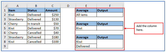 Calculate Mean, Median and mode in Excel