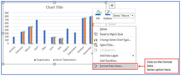 Actual vs Target Chart in Excel