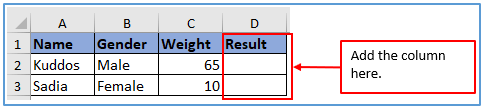 Count if method