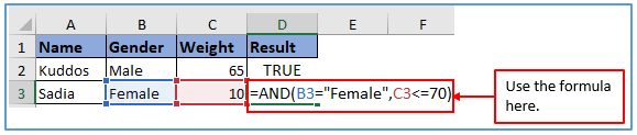 Count if method