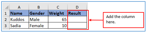 Count if method