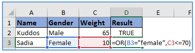 Count if method