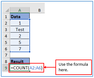 Count if method