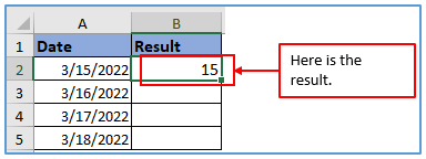 Current date and time in Excel