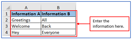 Formula of add words to every cell