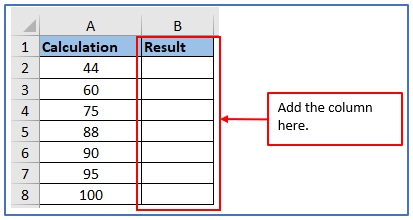 Formula of add words to every cell