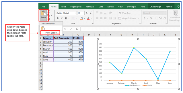 Quickly Copy Chart (Graph) Format
