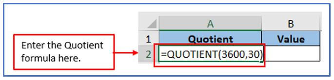 Quotient function