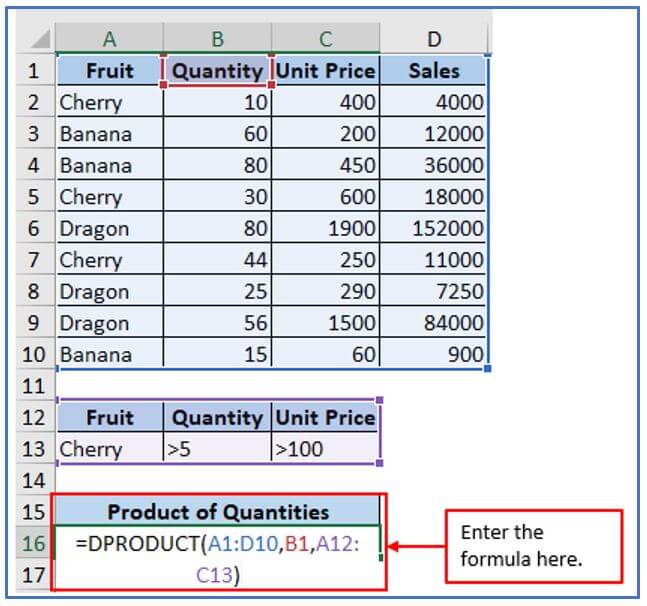 DPRODUCT Function