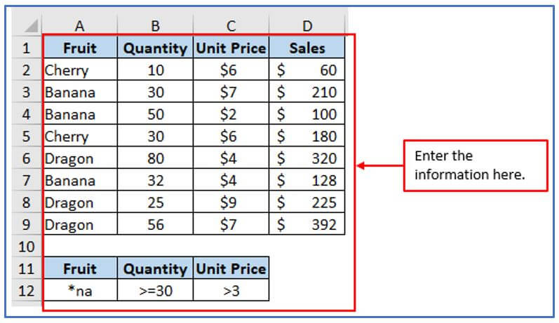 DPRODUCT function in Excel