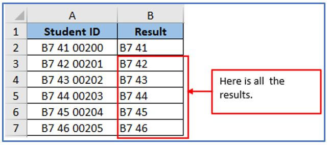 LEFT function in Excel