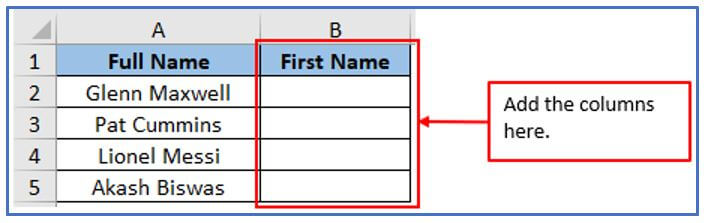 LEFT function in Excel