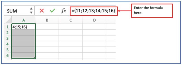 How to use arrays formulas in excel? - Resource