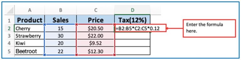 How to use arrays formulas in excel? - Resource