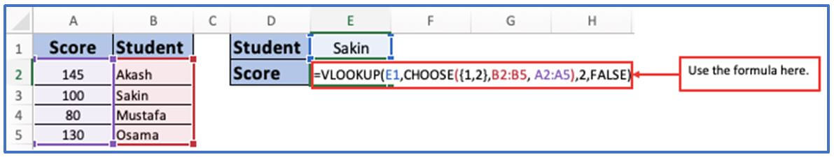 CHOOSE Function