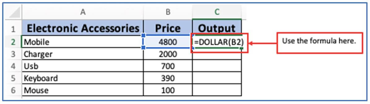 DOLLAR Function