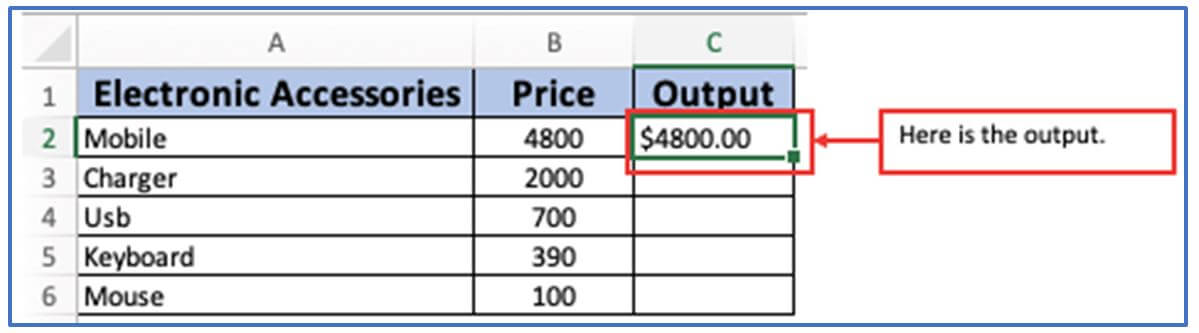 DOLLAR Function